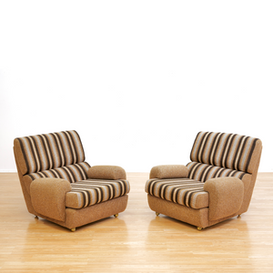 VINTAGE 1970S SOFA & CHAIR SET BY SCHREIBER UK
