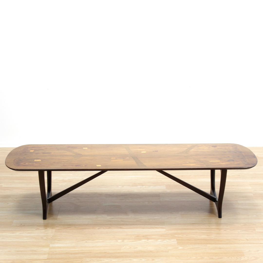 MID CENTURY LONG TOM COFFEE TABLE BY EVEREST FOR HEALS OF LONDON