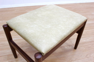 VINTAGE DANISH MODERN VANITY STOOL BY HUGO FRANDSEN FOR SPOTTRUP MOBLER