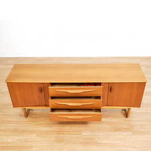 MID CENTURY 1960S TEAK CREDENZA