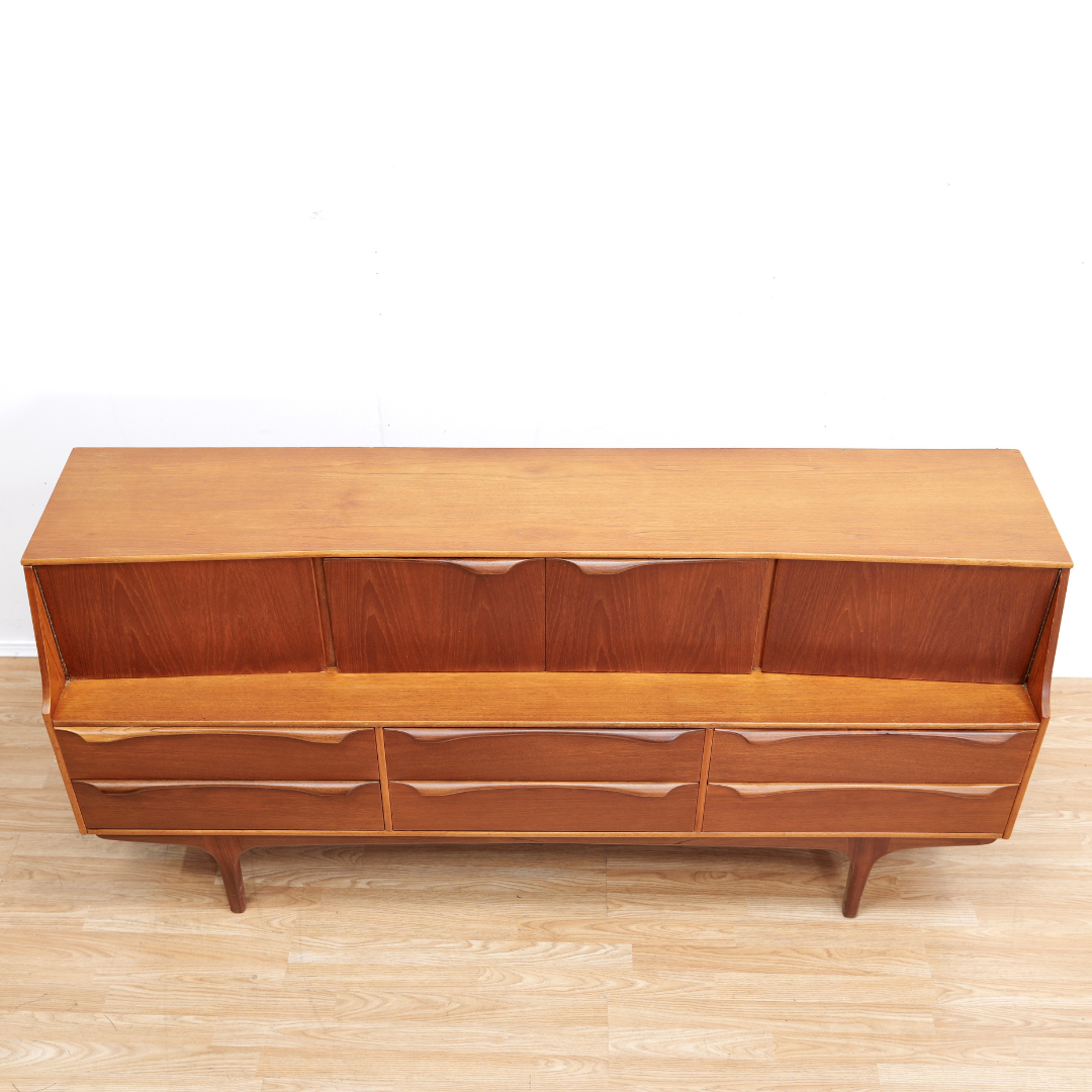 MID CENTURY CREDENZA BUFFET BY SUTCLIFFE OF TODMORDEN