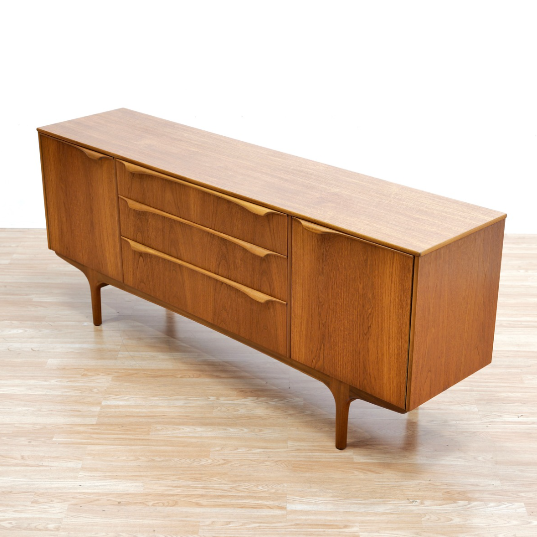 MID CENTURY TEAK CREDENZA BY SUTCLIFFE OF TODMORDEN