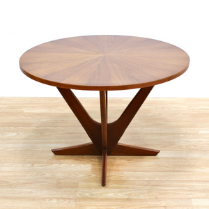 1960S TEAK STARBURST COFFEE/SIDE TABLE BY SOREN GEORG JENSEN FOR KUBUS