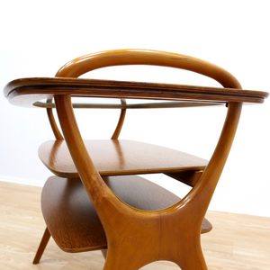Reserved MID CENTURY SIDE TABLE SERVING TRAY BY HANS OLSEN
