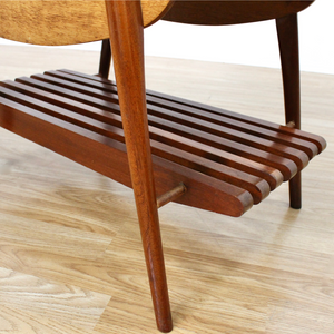MID CENTURY DANISH SIDE TABLE SEWING BOX