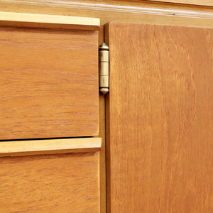 LONG MID CENTURY TEAK CREDENZA