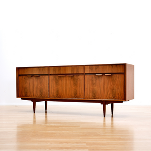 MID CENTURY ROSEWOOD CREDENZA BY MCINTOSH