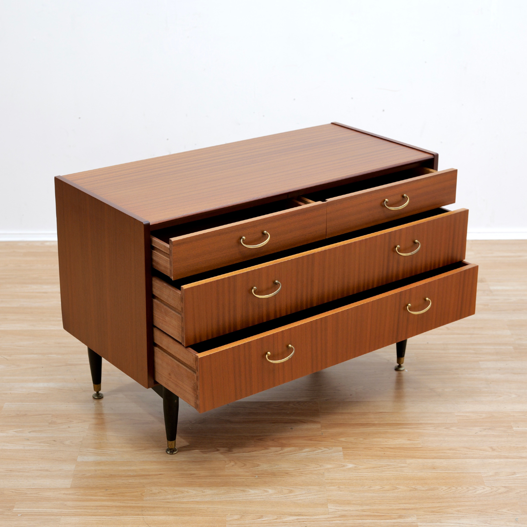 Mid Century Nightstand Dresser by Nathan Furniture