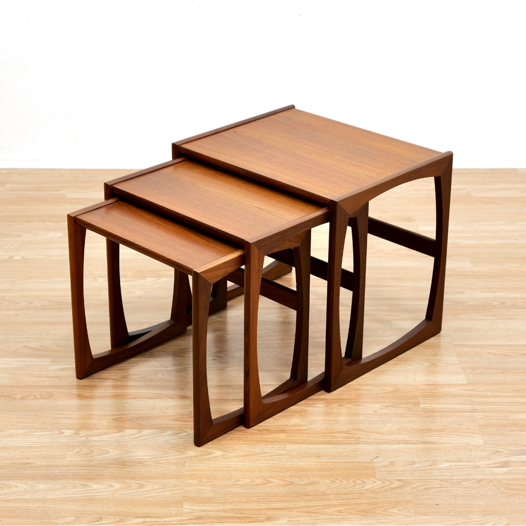 MID CENTURY NEST OF SIDE TABLES BY VB WILKINS FOR G PLAN