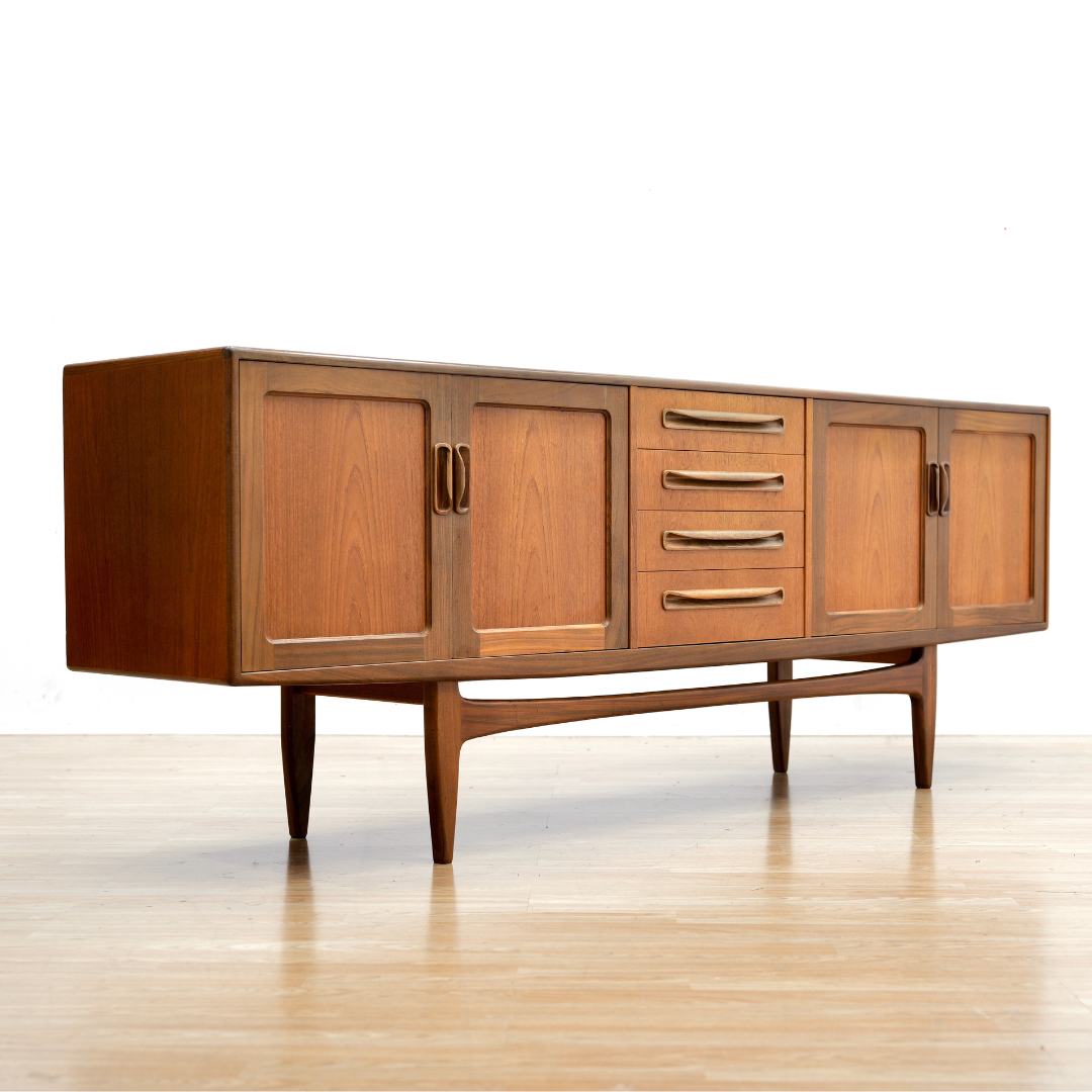 MID CENTURY FRESCO CREDENZA BY VB WILKINS FOR G PLAN