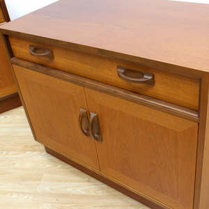 LARGE PAIR OF TEAK NIGHTSTANDS BY G PLAN