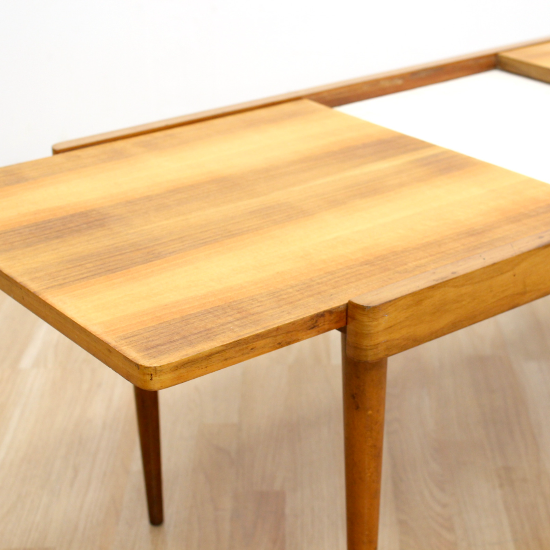 MID CENTURY DANISH EXTENDING COFFEE TABLE