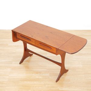 MID CENTURY TEAK DROP LEAF CONSOLE  BY G PLAN