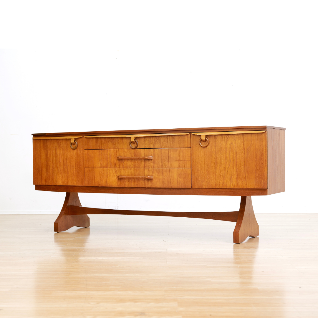 Mid Century Teak Credenza by Beautility