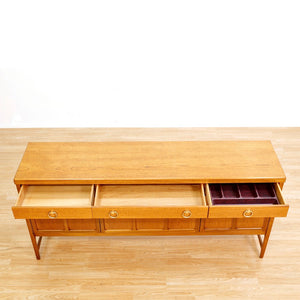 MID CENTURY TEAK CREDENZA BY NATHAN FURNITURE