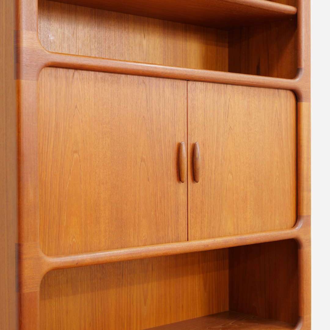 Reserved LARGE MID CENTURY DANISH TEAK BOOKCASE BY DYRLUND FURITURE