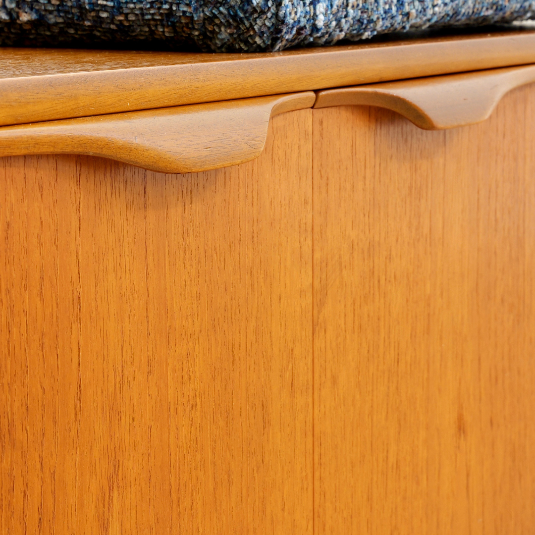 MID CENTURY ENTRYWAY BENCH BY SUTCLIFFE OF TODMORDEN
