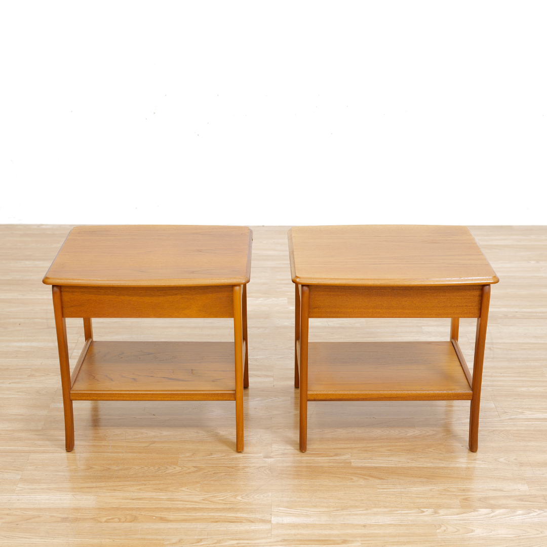 Pair of Vintage Nightstands by Nathan Furniture