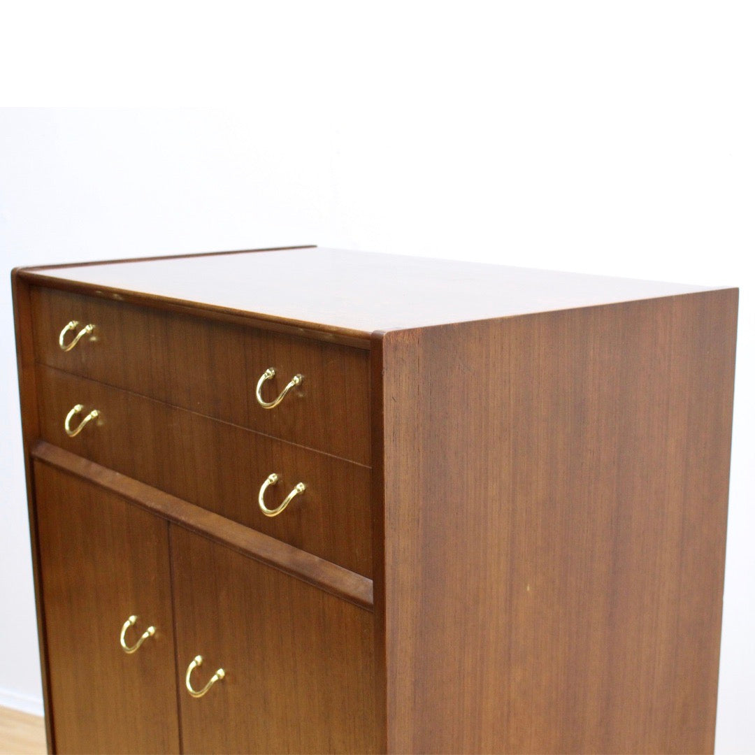 MID CENTURY ARMOIRE COAT CLOSET BY E GOMME