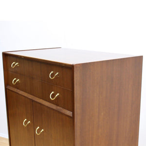 MID CENTURY ARMOIRE COAT CLOSET BY E GOMME
