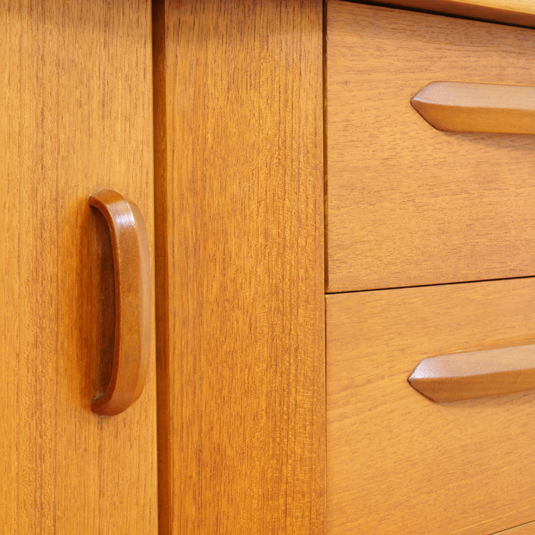 MID CENTURY 1960S TEAK CREDENZA