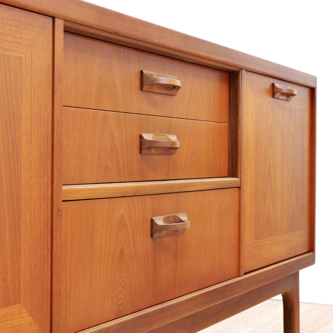 MID CENTURY SIERRA TEAK CREDENZA BY G PLAN