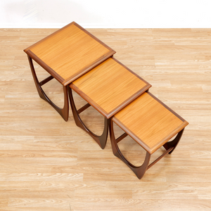 MID CENTURY ASTRO NESTING TABLES BY VB WILKINS FOR G PLAN