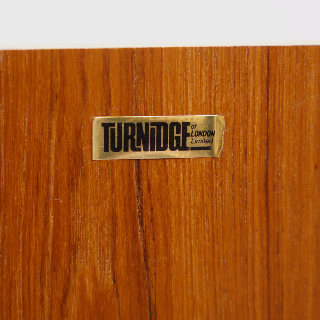 Mid Century China Cabinet Corner Bar by Turnidge of London