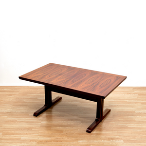 LARGE DANISH MODERN ROSEWOOD DINING TABLE BY SKOVBY MØBELFABRIK OF DENMARK