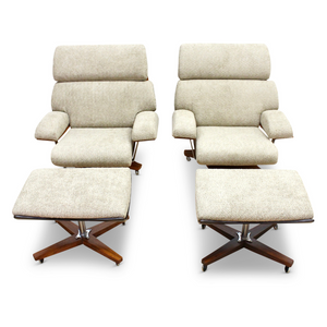 PAIR OF MID CENTURY HOUSEMASTER LOUNGE CHAIRS BY G PLAN