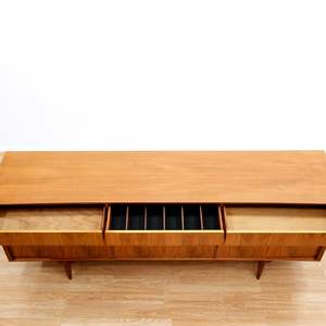 MID CENTURY ROSEWOOD CREDENZA BY MCINTOSH