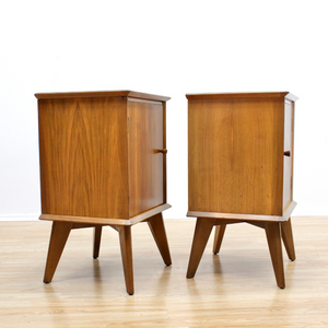 1950S NIGHTSTANDS BY CROWN FURNITURE