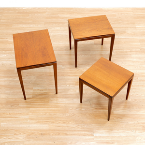 SET OF 1960S DANISH MODERN NESTING TABLES