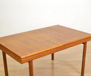 1960S EXTENDING TEAK DINING TABLE BY WHITE & NEWTON