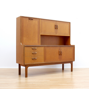 MID CENTURY TEAK CREDENZA BUFFET BY G PLAN