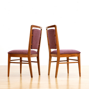 SET OF SIX MID CENTURY DINING CHAIRS BY ALFRED COX