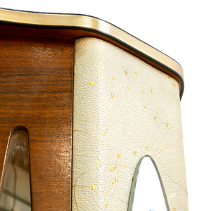 VINTAGE 1950S ATOMIC CURIO DISPLAY CABINET