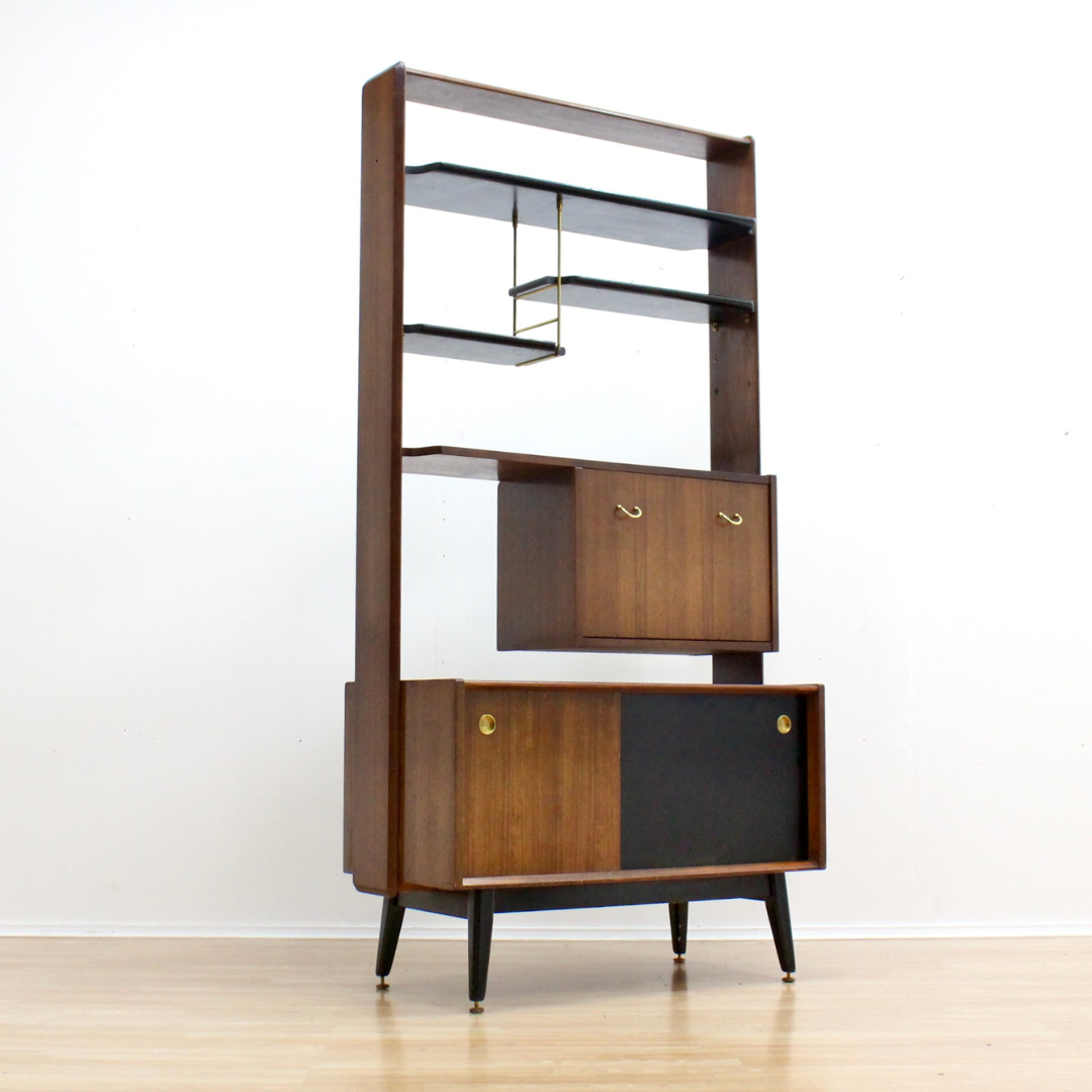 MID CENTURY LIBRENZA ROOM DIVIDER BOOKCASE BY E GOMME G PLAN