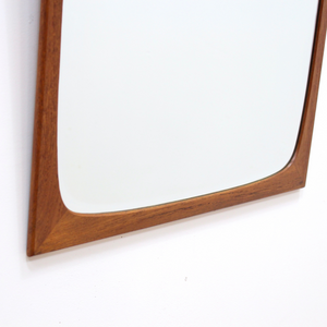 MID CENTURY DANISH TEAK MIRROR BY CLARK EATON