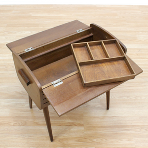 MID CENTURY ATOMIC DESIGN SEWING BOX