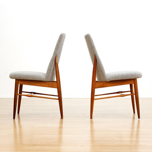 SET OF SIX MID CENTURY DINING CHAIRS BY PETER HAYWARD FOR VANSON FURNITURE