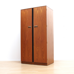 MID CENTURY TEAK ARMOIRE BY LIMELIGHT FURNITURE