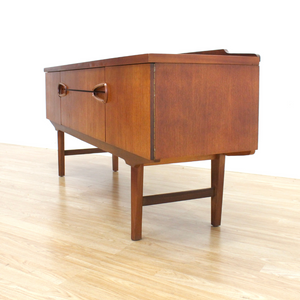 MID CENTURY SIX DRAWER TEAK CREDENZA DRESSER BY REMPLOY