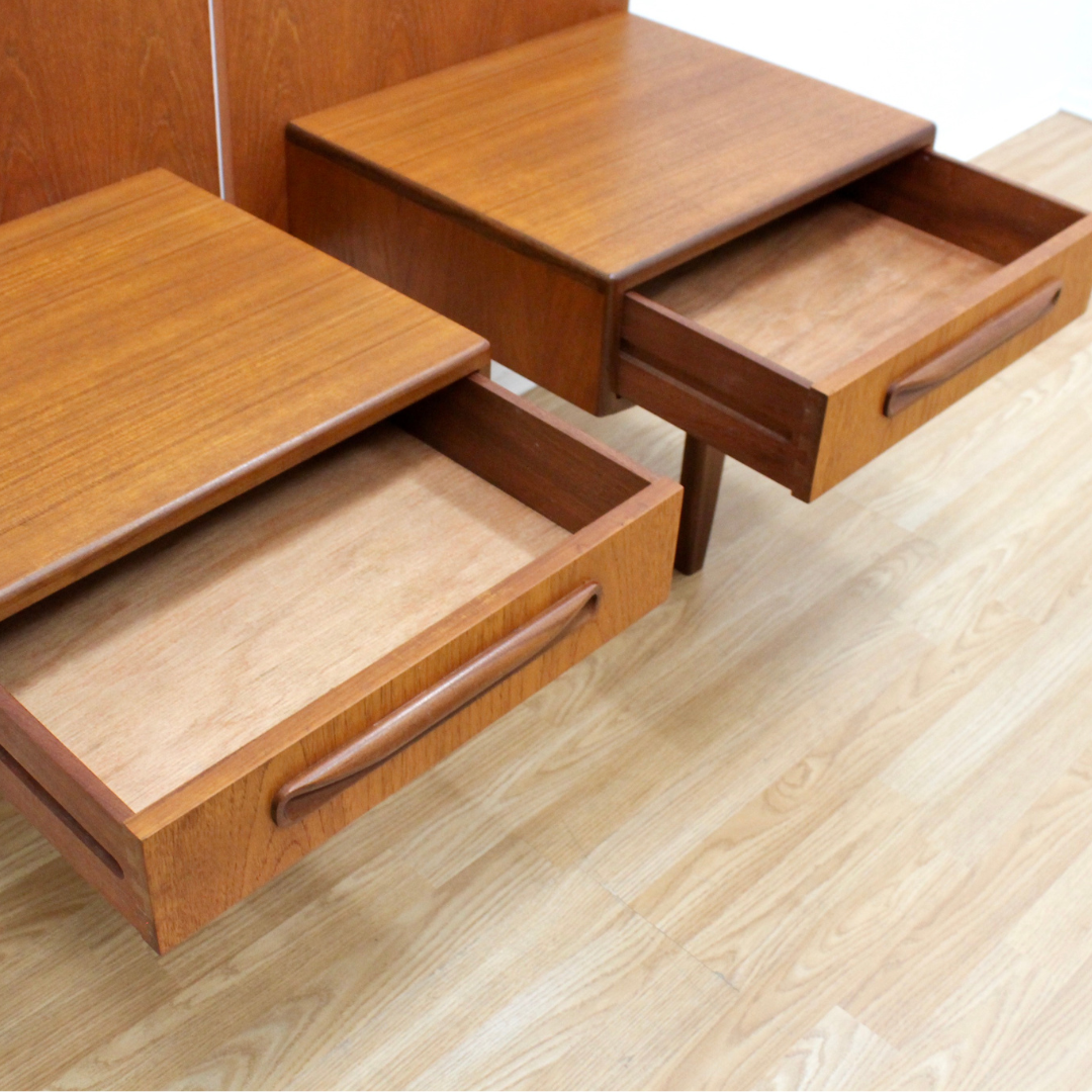 Mid Century Nightstands by VB Wilkins for G Plan