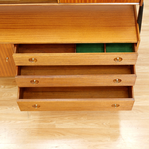 MID CENTURY HUTCH CREDENZA BY NATHAN FURNITURE