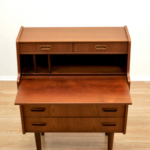 Reserved 1960'S DANISH MODERN TEAK SECRETARY BY GUNNAR NIELSEN TIBERGAARD