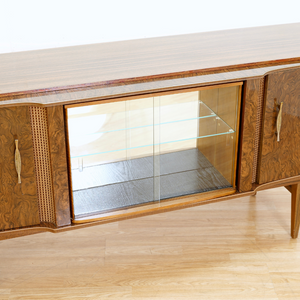 MID CENTURY COCKTAIL CABINET CREDENZA BY BEAUTILITY FURNITURE