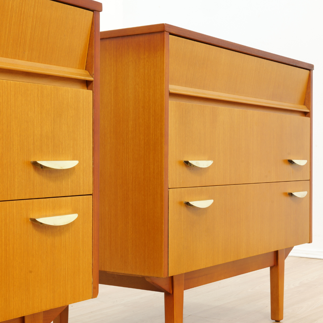 Pair of Mid Century Nightstands by Symbol Furniture