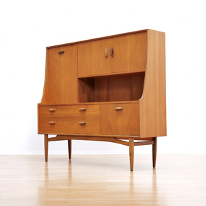MID CENTURY DANISH RANGE TEAK CREDENZA BUFFET BY G PLAN