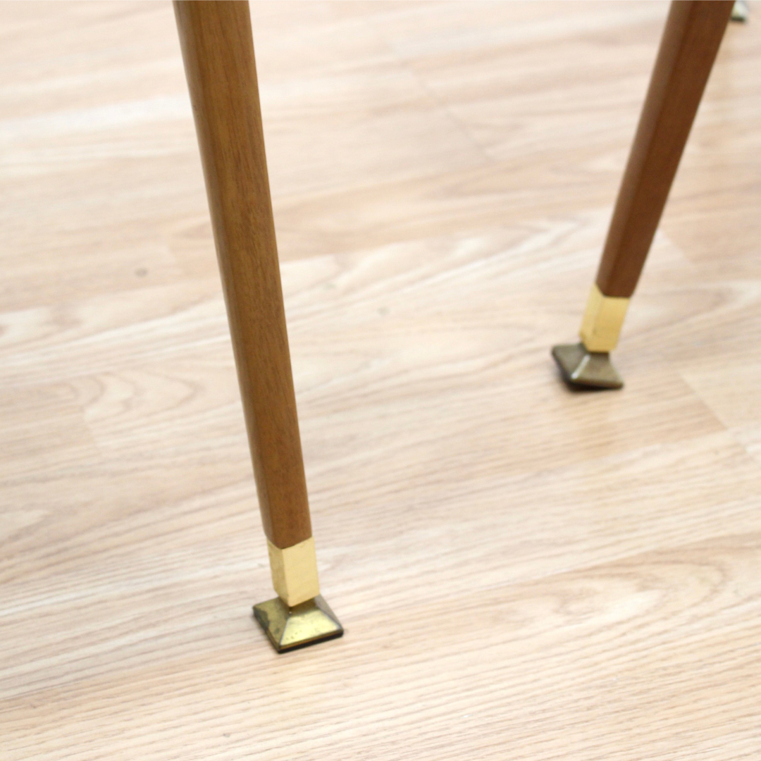 PAIR OF MID CENTURY 'BOOMERANG' SIDE TABLES